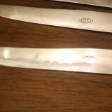 Set of 6 wooden handle knives