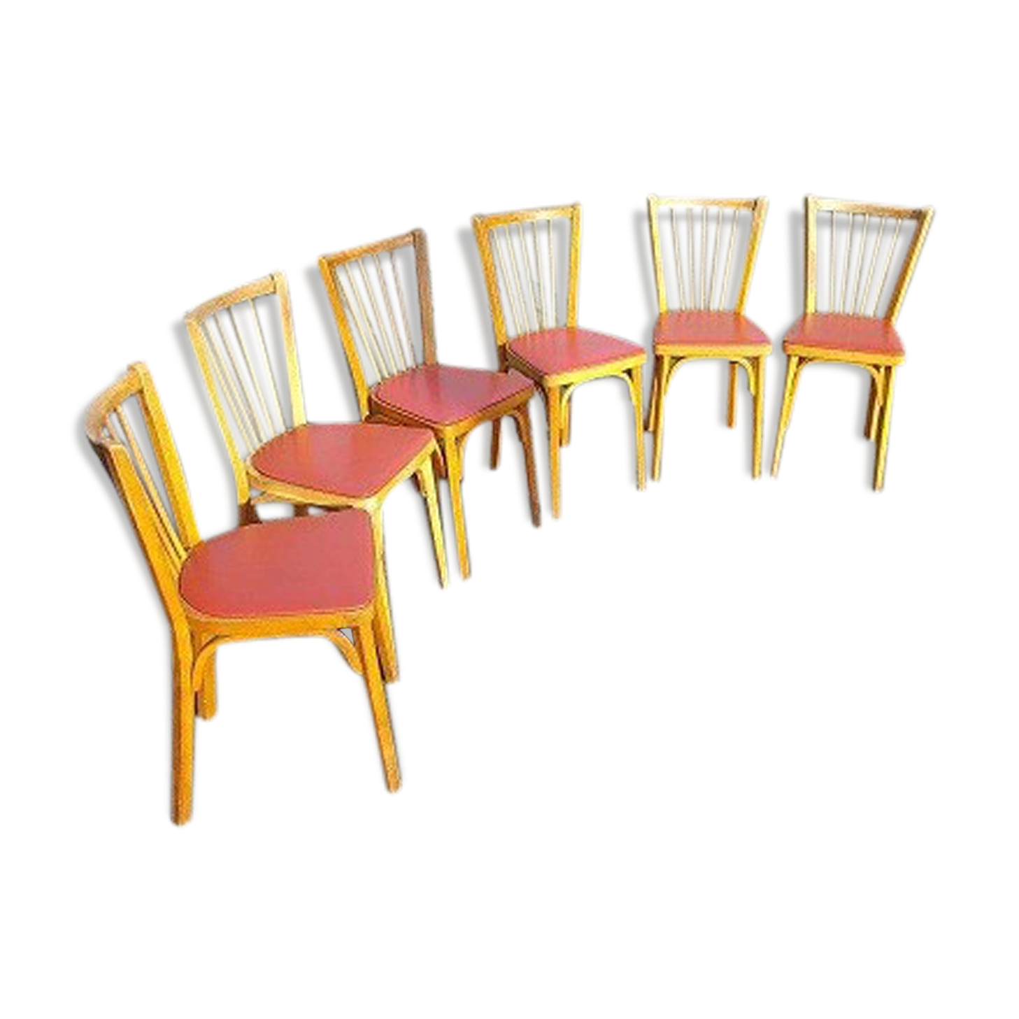 Suite de 6 chaises Bauman