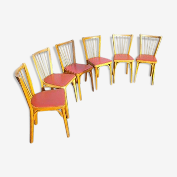 Set of 6 chairs Bauman