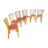 Suite de 6 chaises Bauman