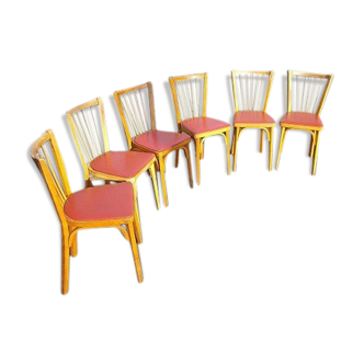 Suite de 6 chaises Bauman