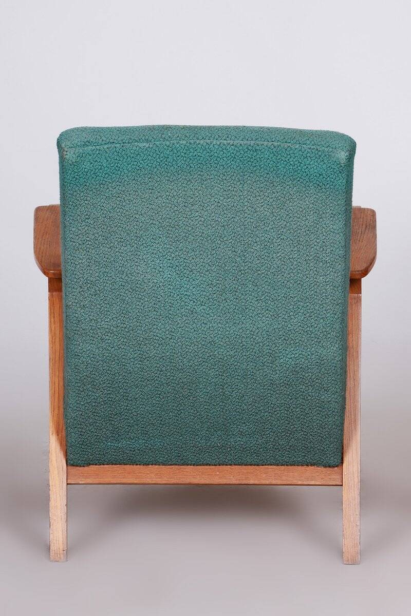 Art Deco Armchair in Beech, 1940s