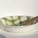 Hollow dish Moulin des Loups model Olive tablecloth diameter 26,5cm