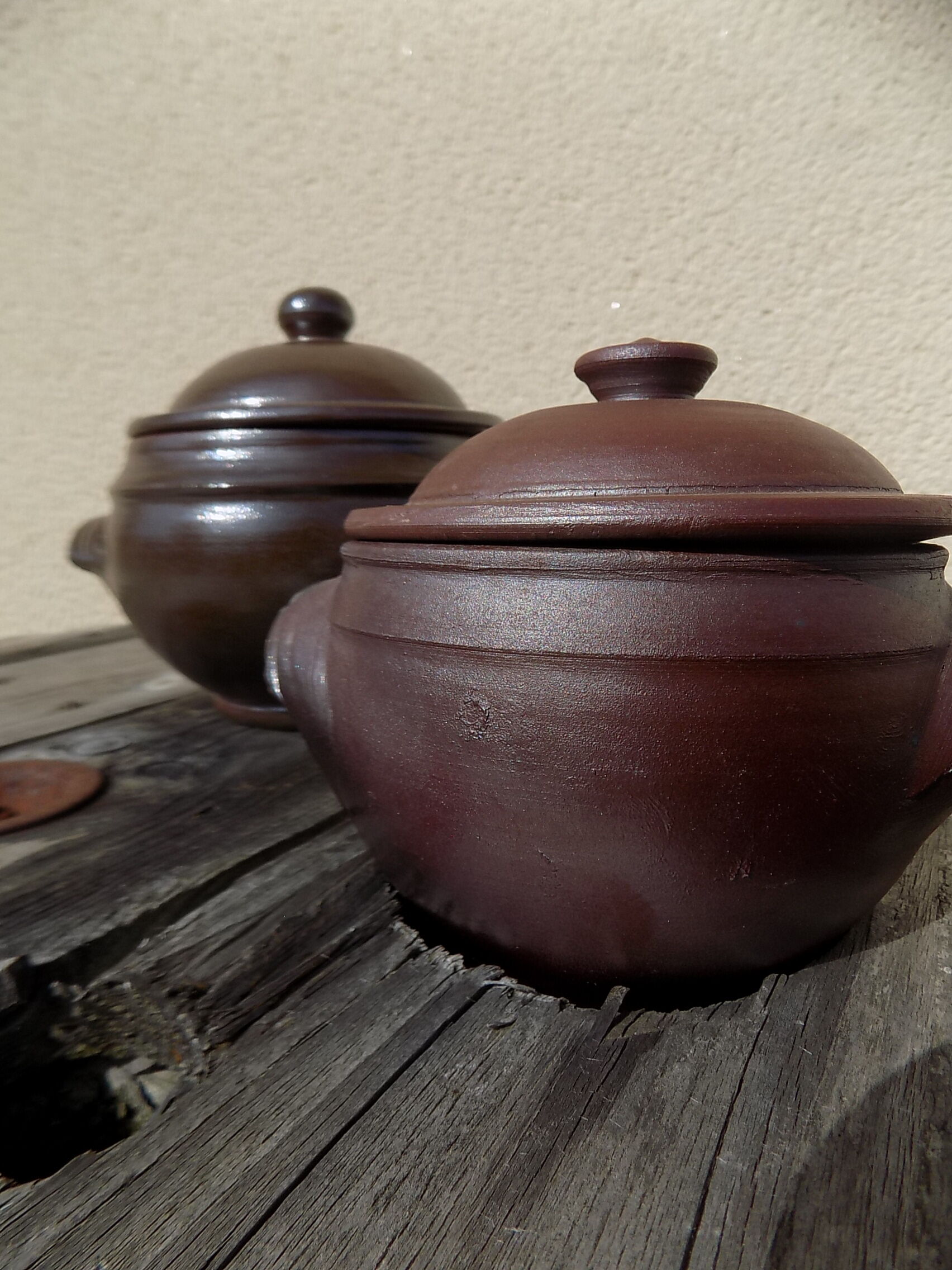 Bols et tasse poterie normande