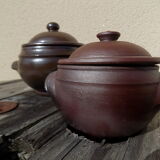 Norman pottery bowls and cups