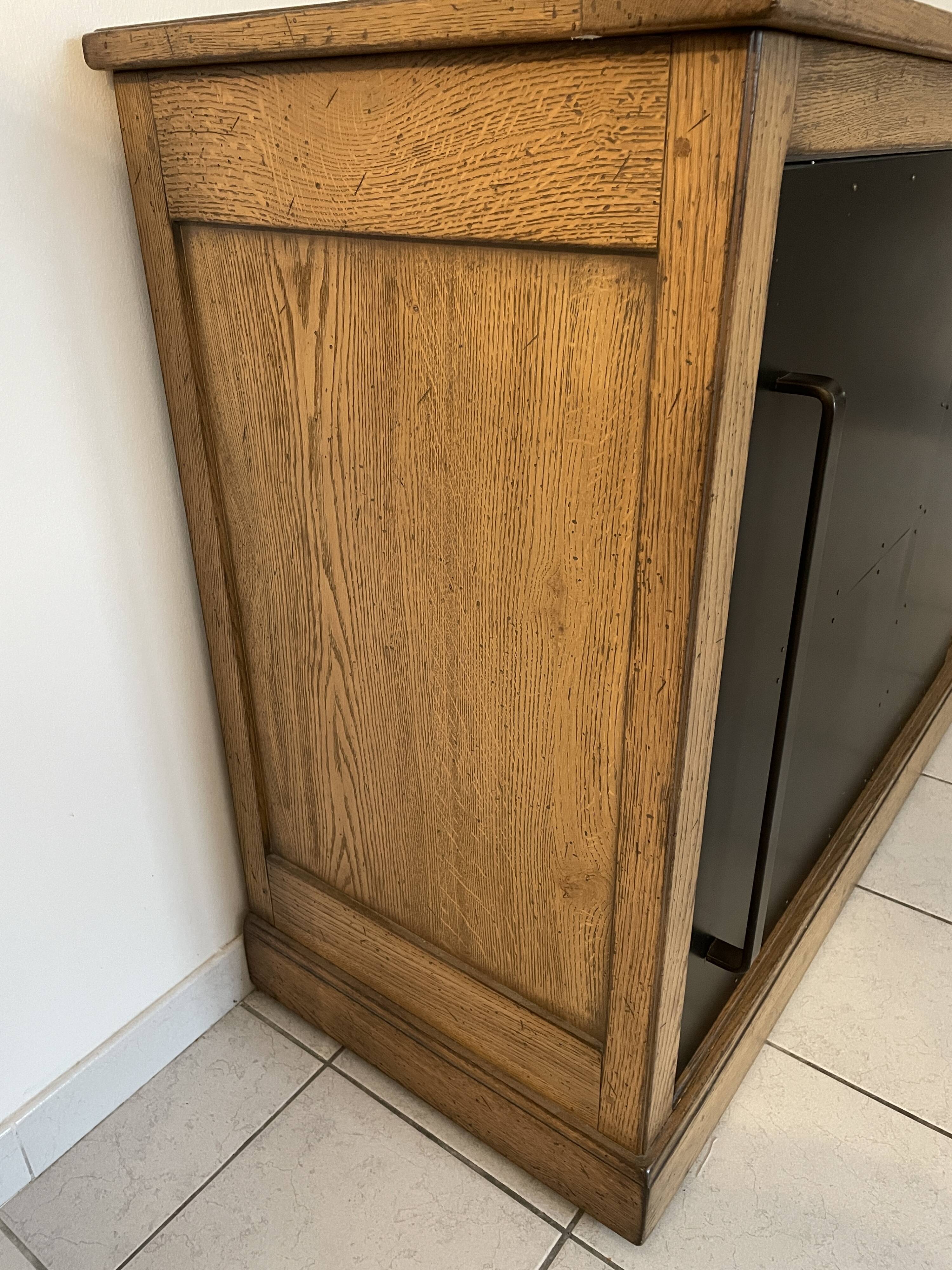 Solid oak foreman's buffet