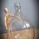 Demijohn 5l transparent