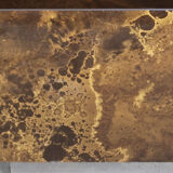 Set of low tables solar flare pattern by Guy Lefevre for Roset line