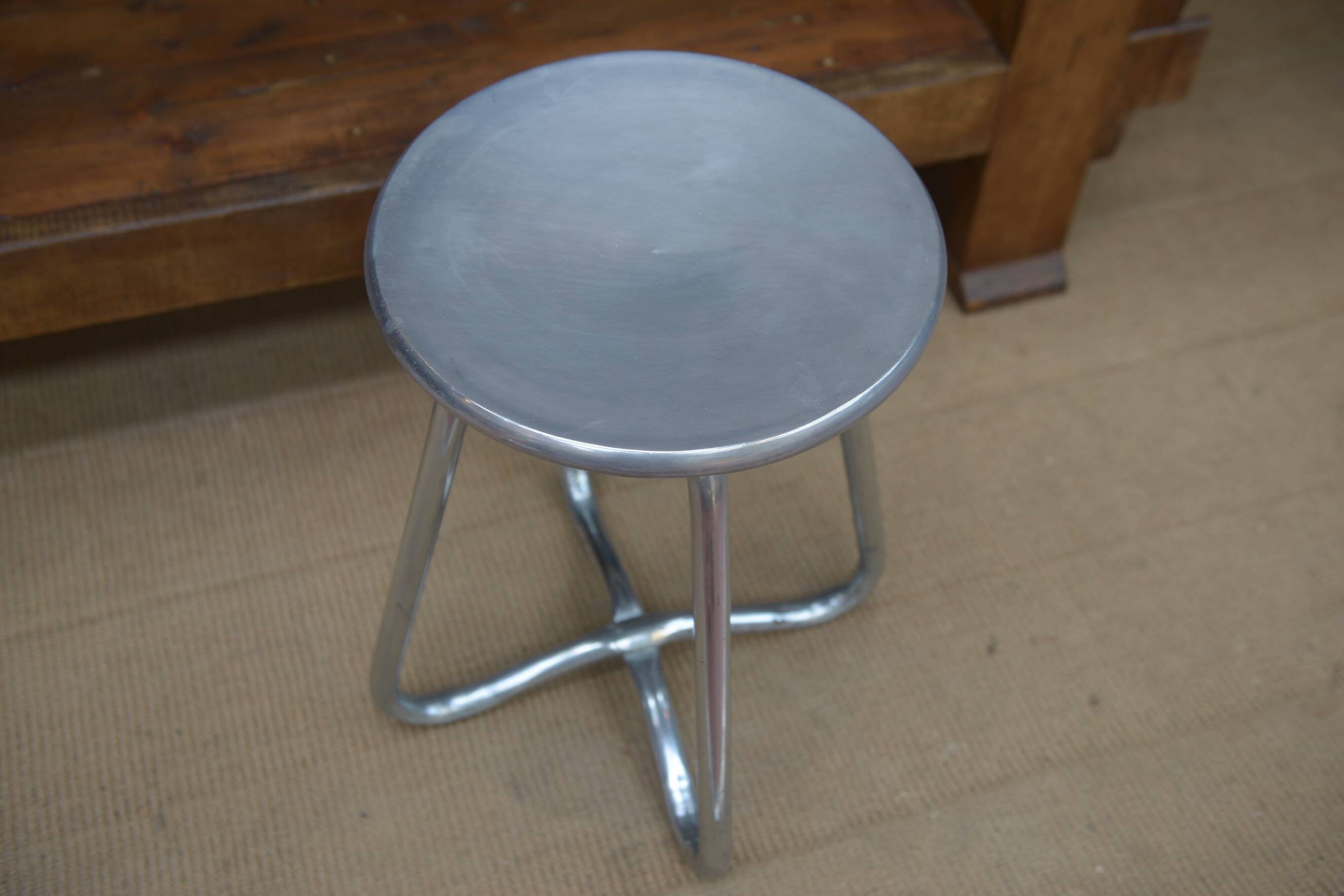 Tabouret métal 1960
