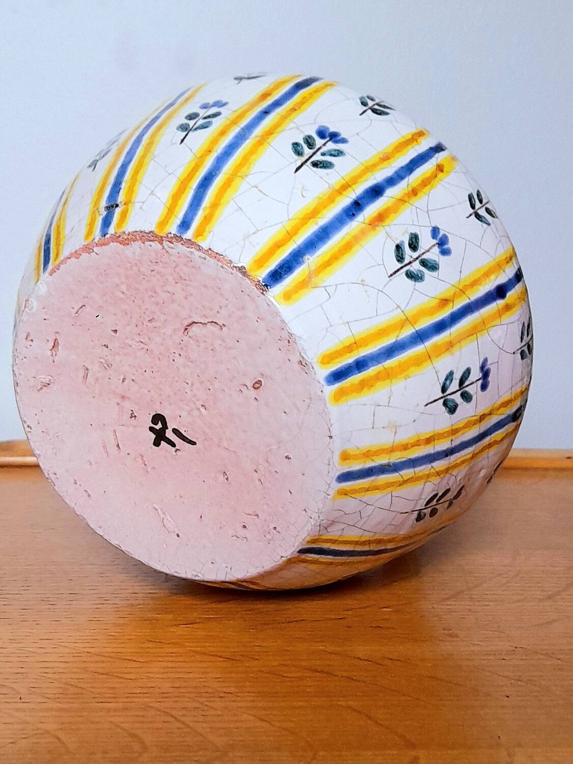 Vase en céramique émaillée, 1950.