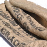 Vintage burlap coffee bag