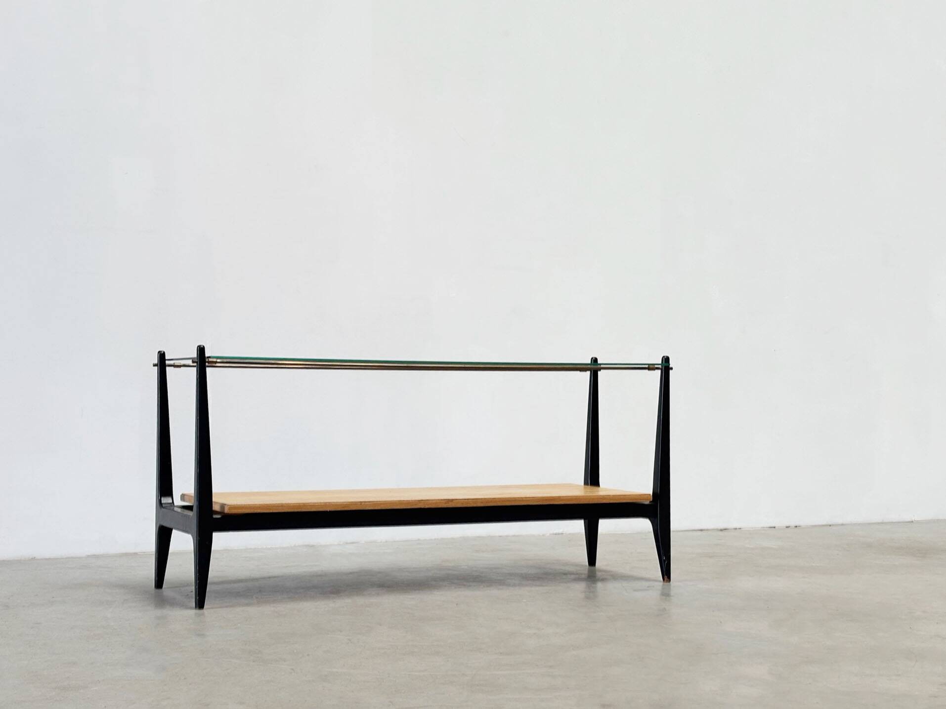 Italian glass coffee table