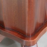Table rectangulaire en acajou massif et plaqué 1930/1940