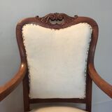 Paire de fauteuils Voltaire
