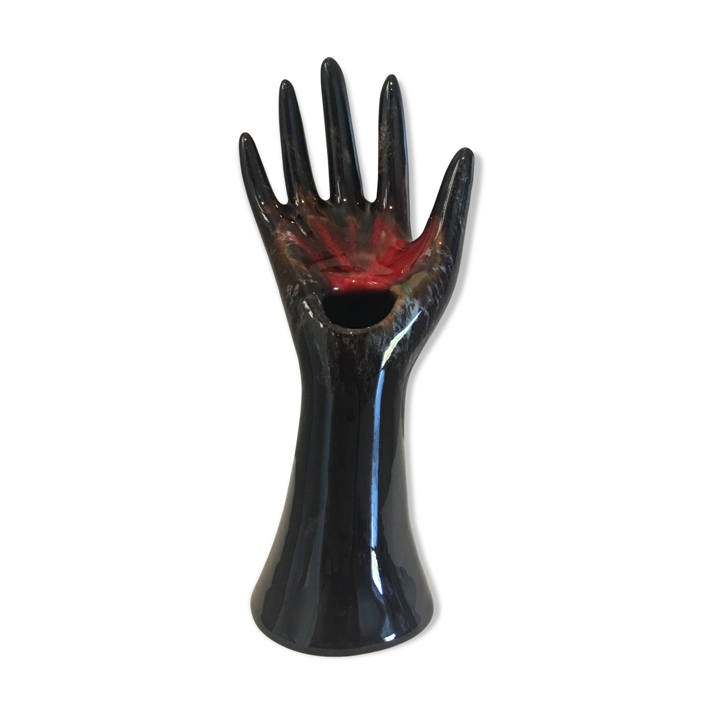Vintage hand vase / baguier