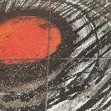 De Nisco coffee table from the 60s and 70s ceramic signed