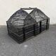 Double bird cage black iron old country decoration ethnic domes