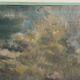 Oil on canvas, Maritime landscape, Old signed painting