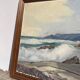 Tableau ancien mer / huile sur toile