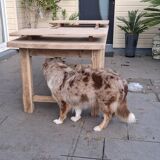 Table de ferme avec rallonges chêne 3m
