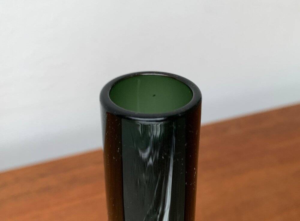 Mid-century German minimalist glass vase by Gral, 1960s.