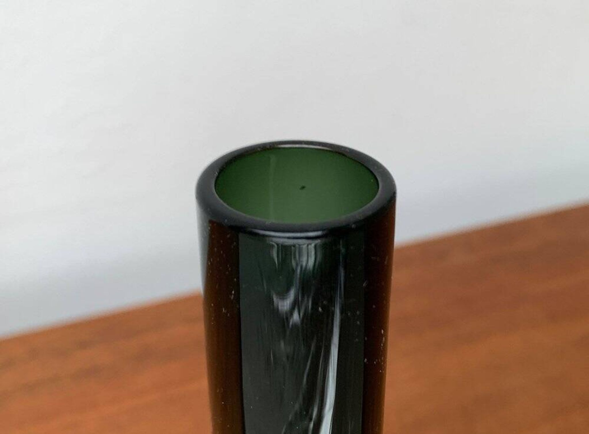 Mid-century German minimalist glass vase by Gral, 1960s.