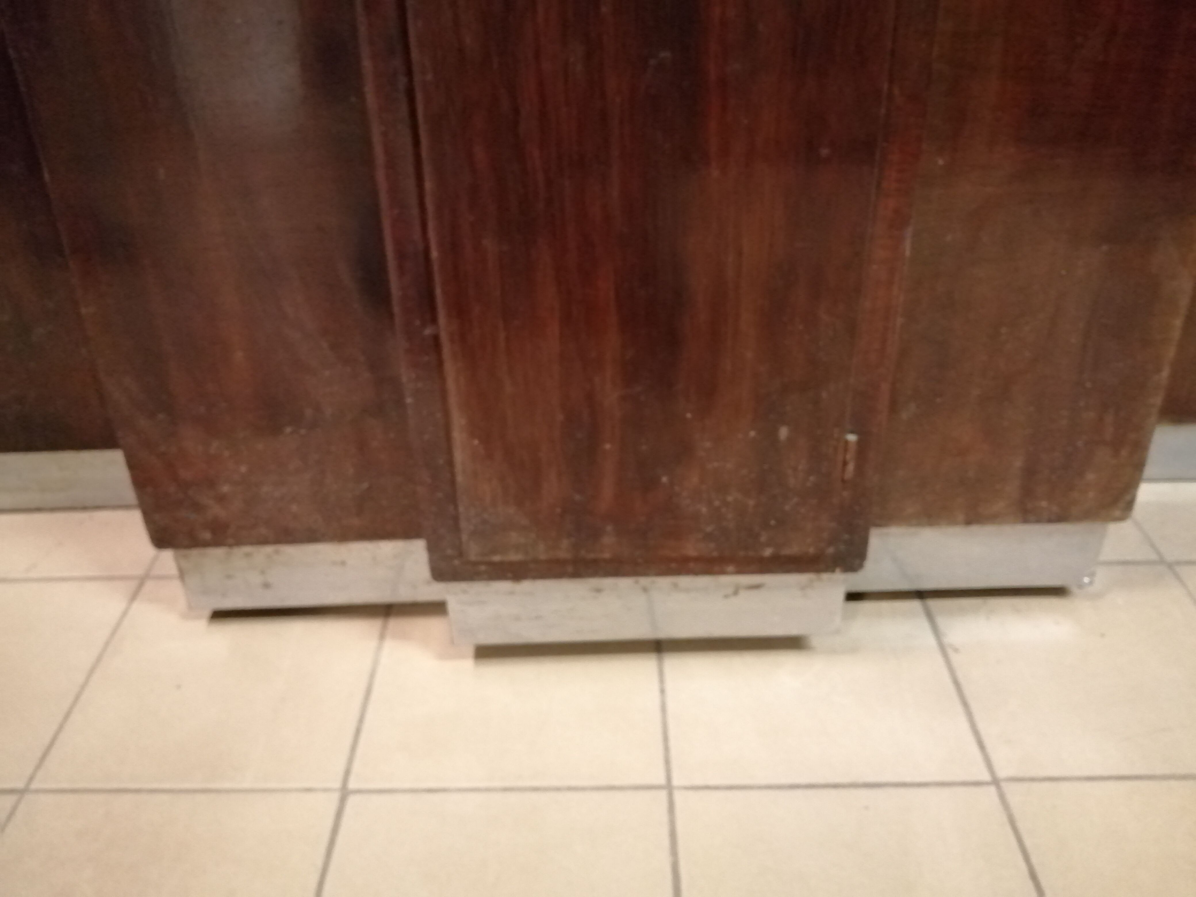 Atypical wall entrance coat rack, 50s