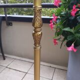 Halogen gilded bronze floor lamp Louis XVI Lucien Gau