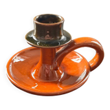 Earthenware candle holder