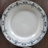 Assiettes anciennes Gien en terre de fer