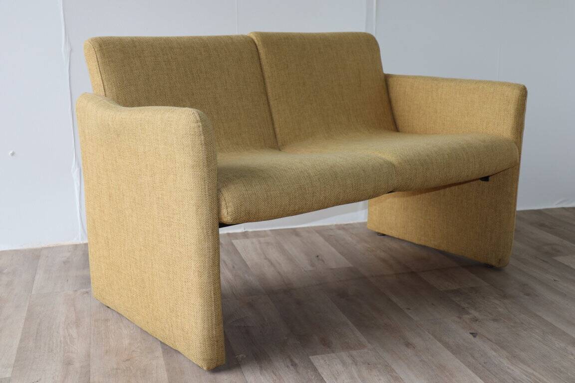 Vintage 2 seater fabric sofa, 1970