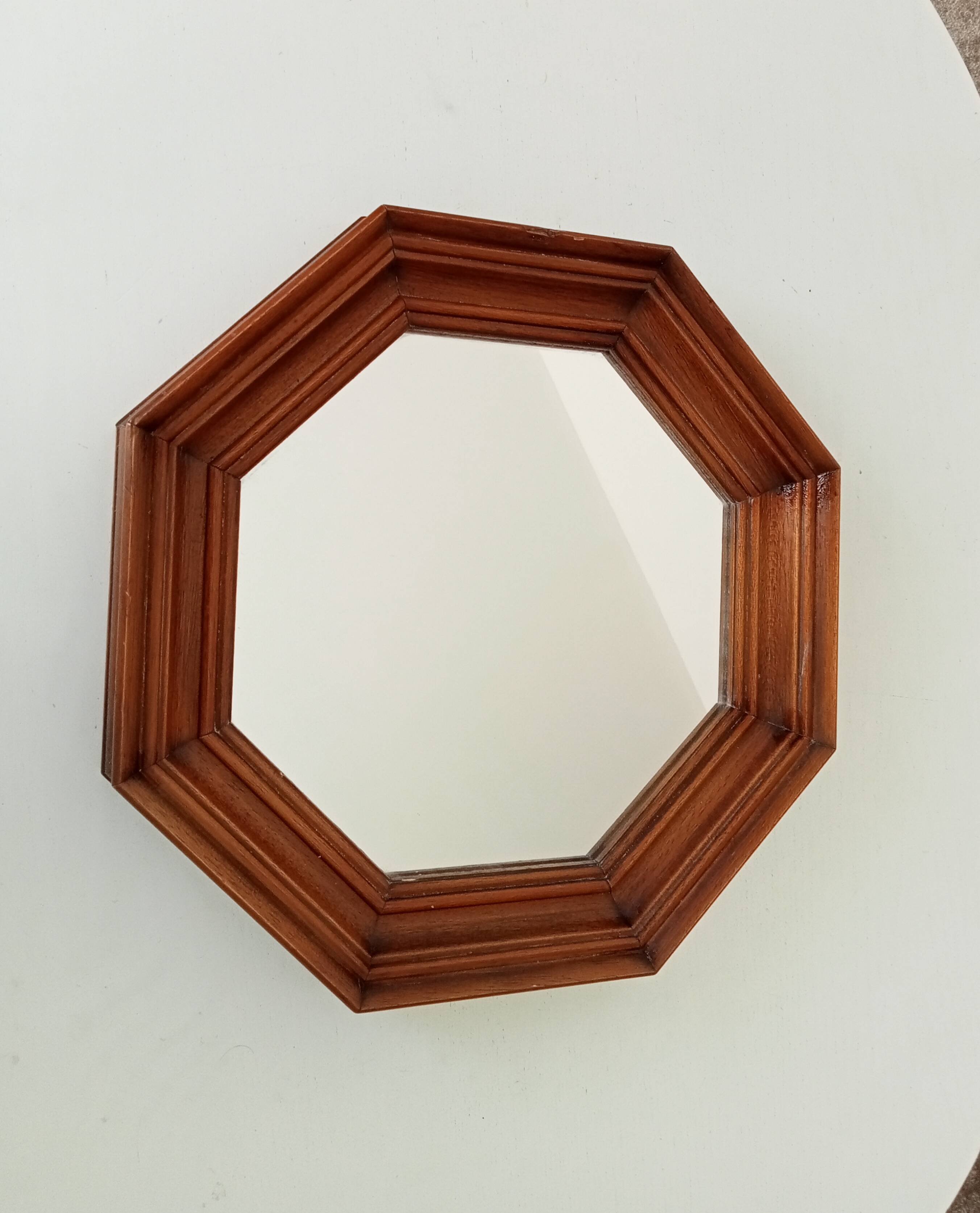 Vintage octagonal mirror 30*30cm