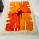 2x3 wool rug by Hojer Eksport Wilton, Joker model, Denmark 70s