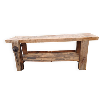 Old wood workbench