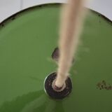 Industrial suspension, green enamel shade