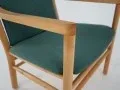 Beech armchair, Danish design, 1970s, designer: Erik Ole Jørgensen, manufacture: Tarm Stole & Møbelfabrik