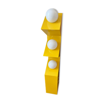 Yellow floor lamp by Axel Chay for Monoprix