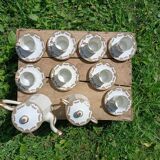 Limoges porcelain tea service - Walbecque Dewitte Armentières