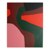 Colorful stretched canvas painting "abstraction 3" by bODASCA