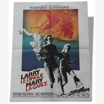 Original movie poster "Larry crazy, Mary the bitch"