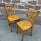 Set de 2 chaises bistrot Baumann french bistro chair vintage