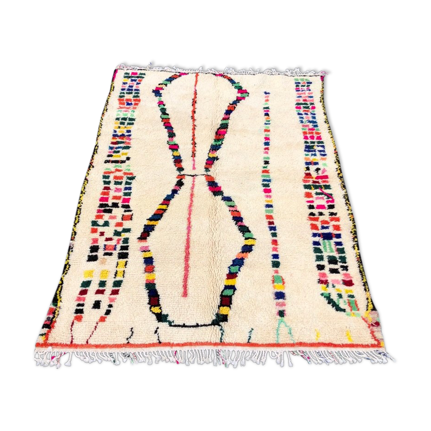 Tapis berbère  fait main  en laine 210x300 cm