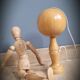 Bilboquet solid wood