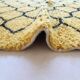 Yellow and Black Rug - 247 x 160 cm