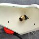 Art Deco plaster corner wall sink with frosted glass cut to 3 points
