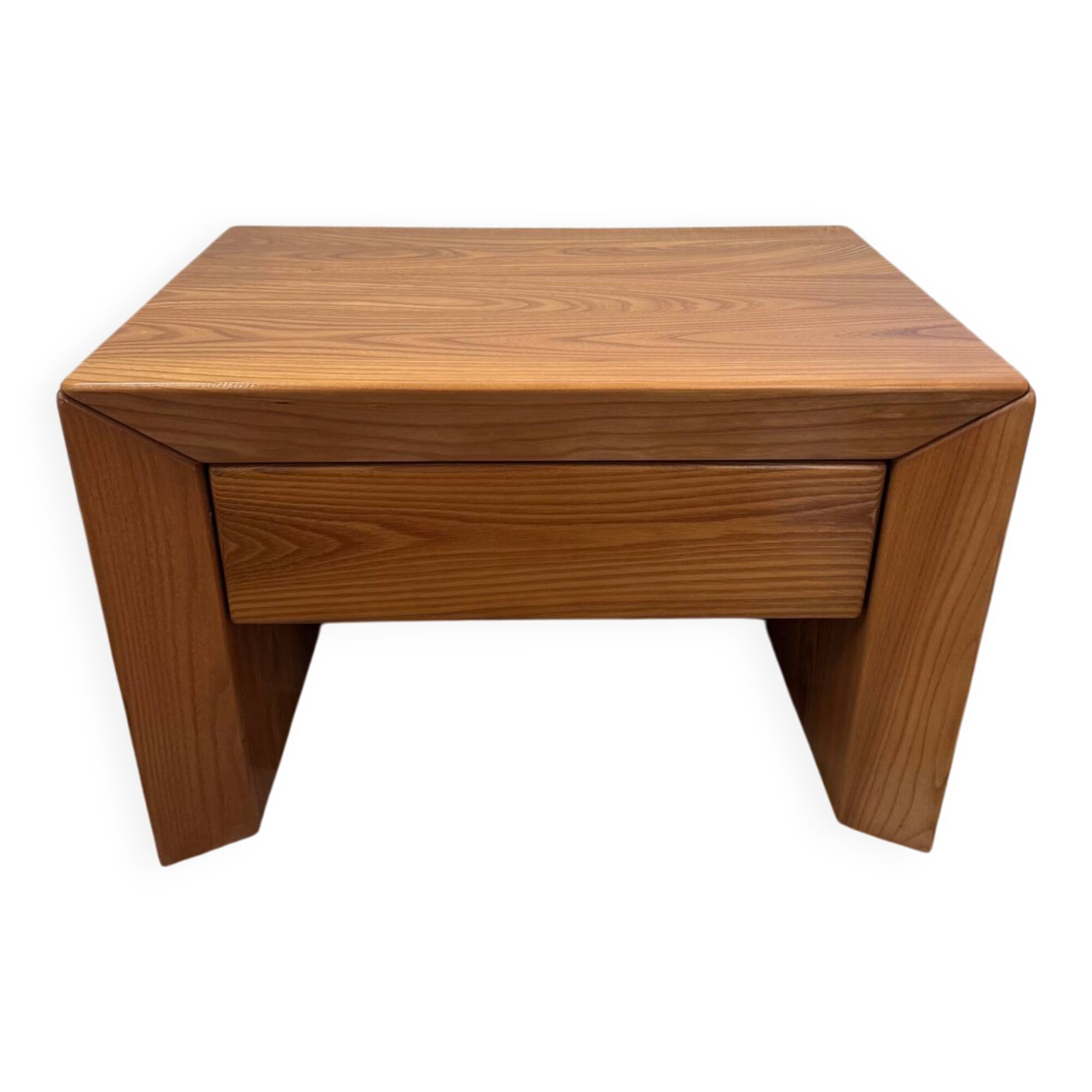 Elm bedside table Maison Regain 80s
