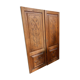 Paire de portes d'armoire en chêne