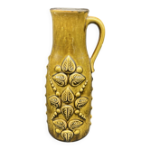 Vintage vase Bay Keramik 650-25 – German ceramic with a floral design