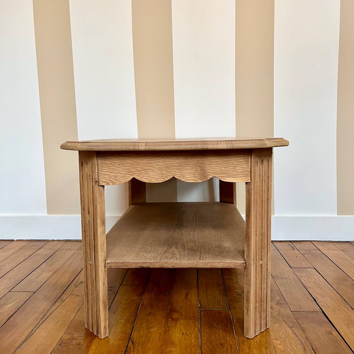 Art Deco oak coffee table