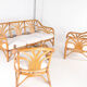 Vintage rattan lounge